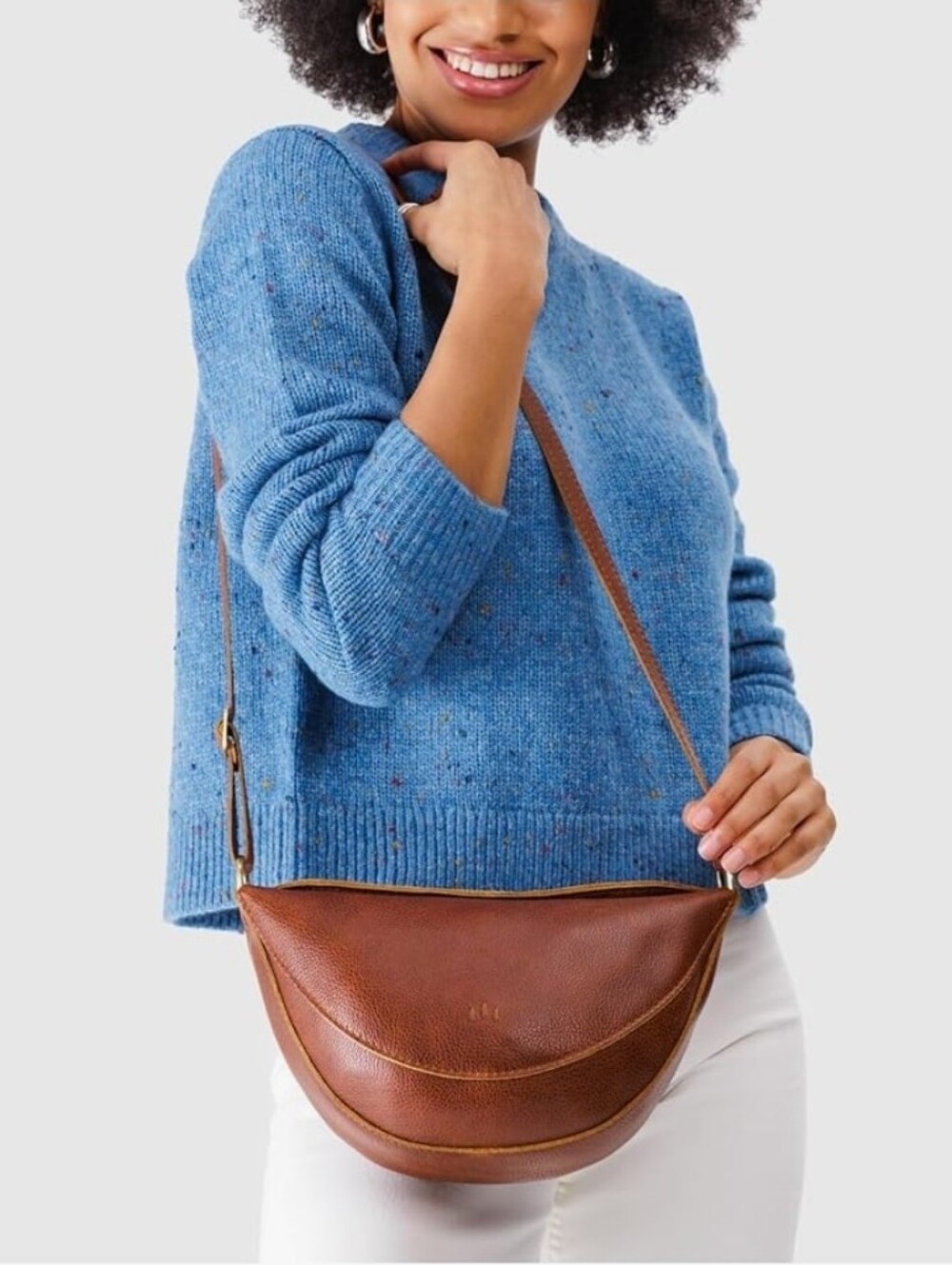 Portland Leather Goods Koala Sling Bag - Adjustable Full-Grain Leather